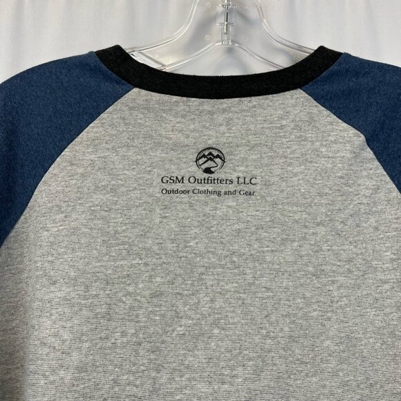 Sasquatch Mens MV Sport GSM Outfitters Graphic T-Shirt Multicolor Gray Crew M - Picture 7 of 11